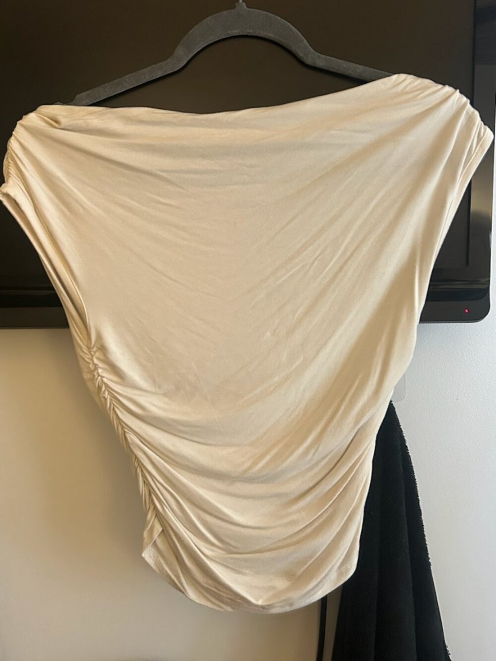 Aritzia Off-the-Shoulder Drape Top
